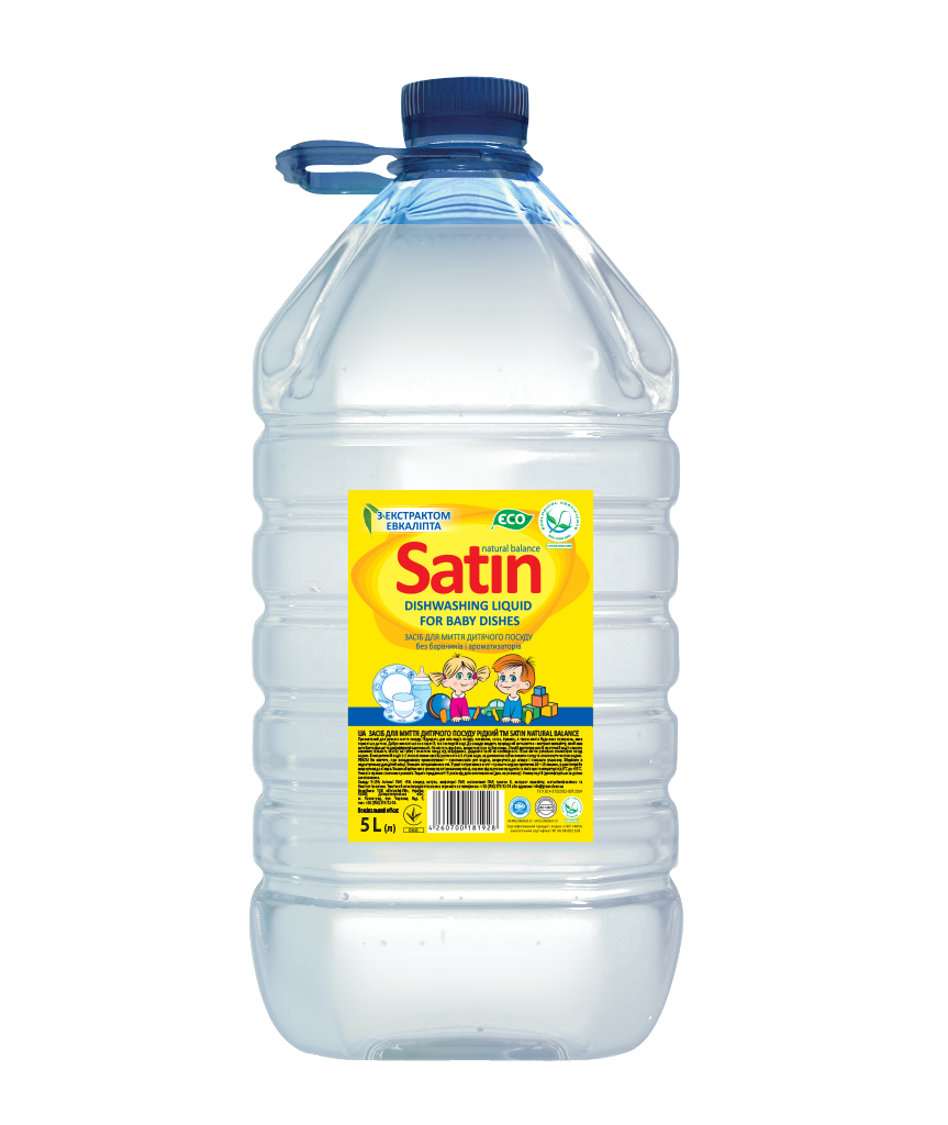 Засіб для миття дитячого посуду рідкий ТМ Satin Natural Balance 5 л